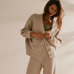 Free People Hailee Cardi Set